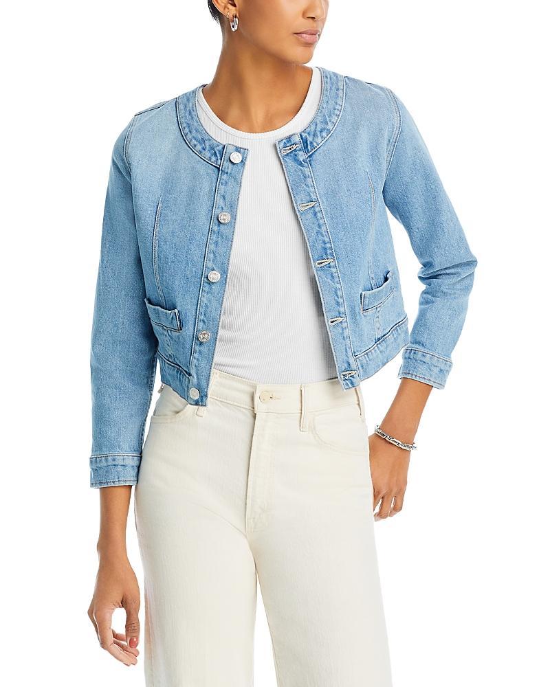 Womens The Picky Denim Crop Jacket Product Image