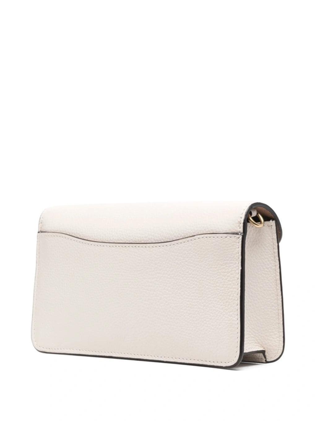 COACH Tabby Leather Cross-body Bag In Chalk Product Image