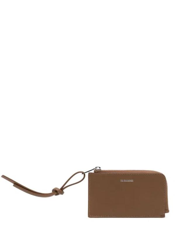 JIL SANDER Giro Envelope In Brown Product Image