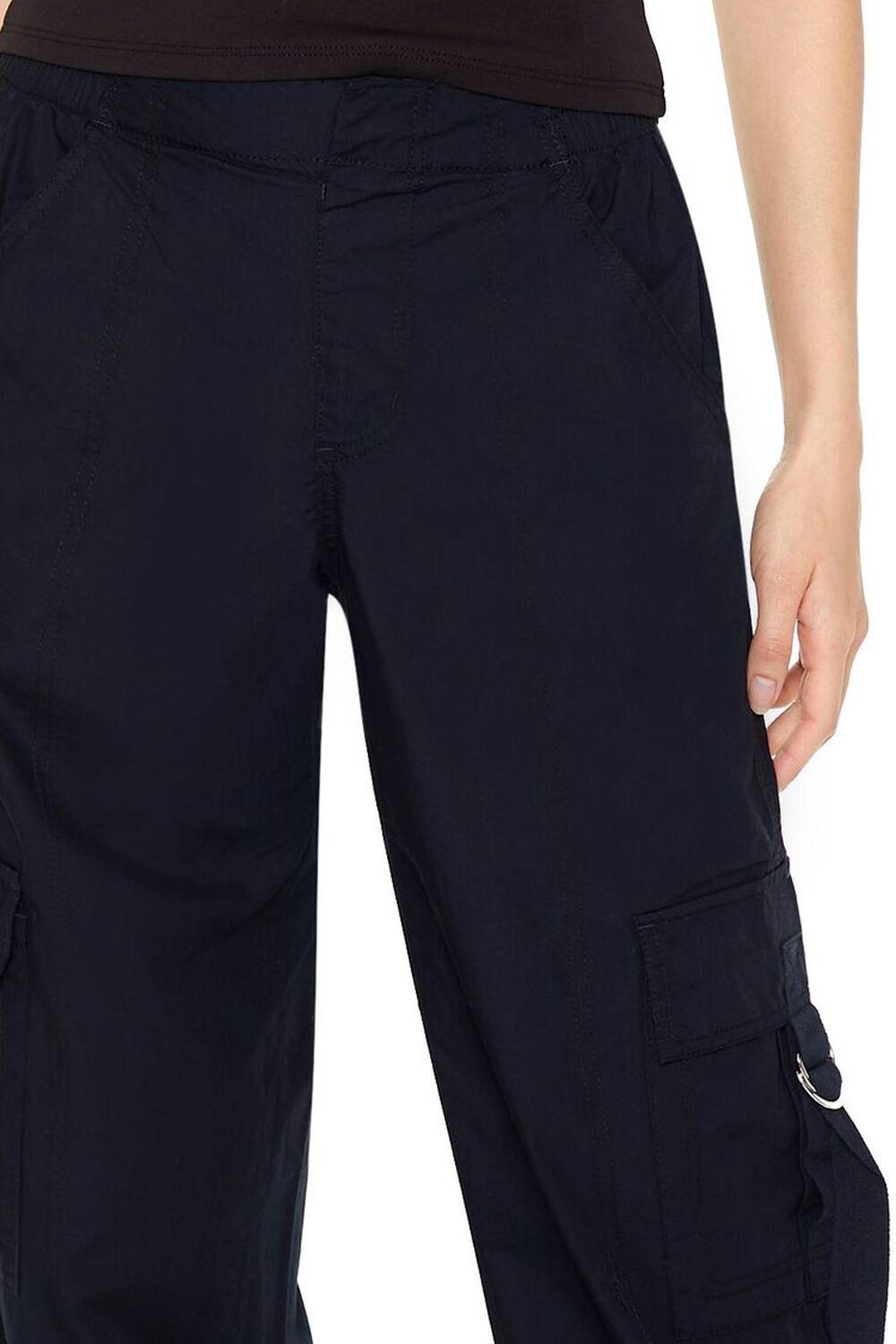 Poplin Cargo Joggers | Forever 21 Product Image