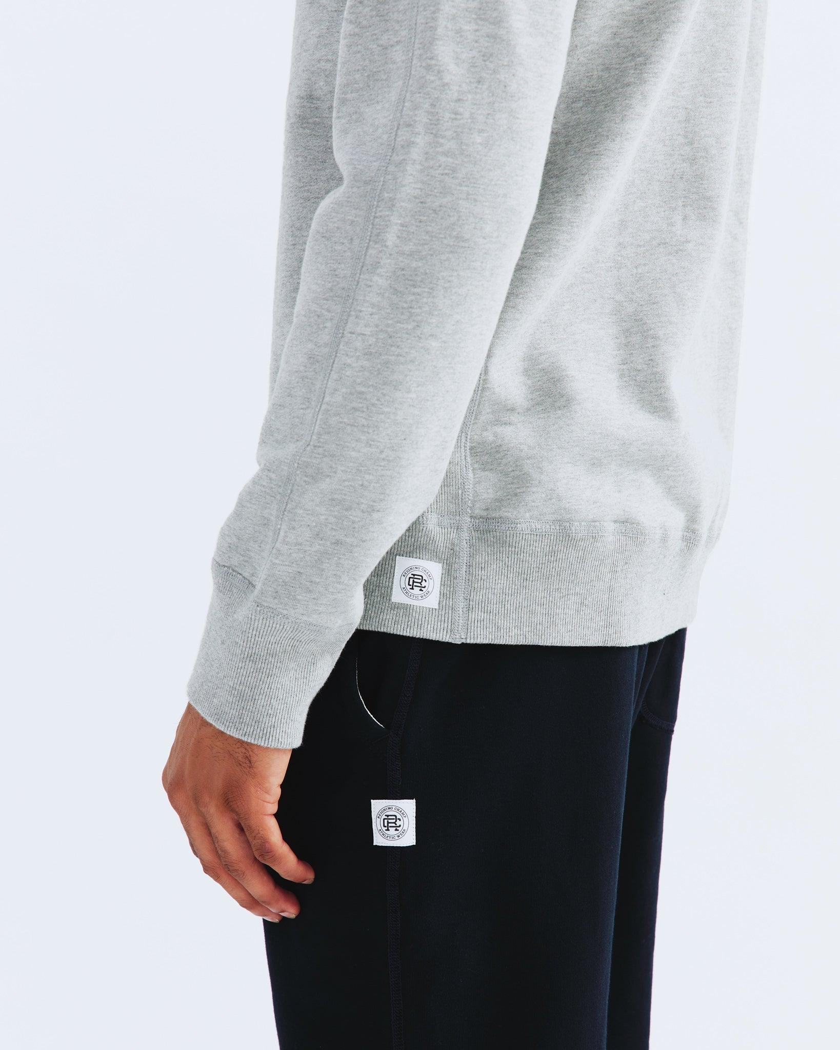 Lightweight Terry Slim Crewneck Male Product Image