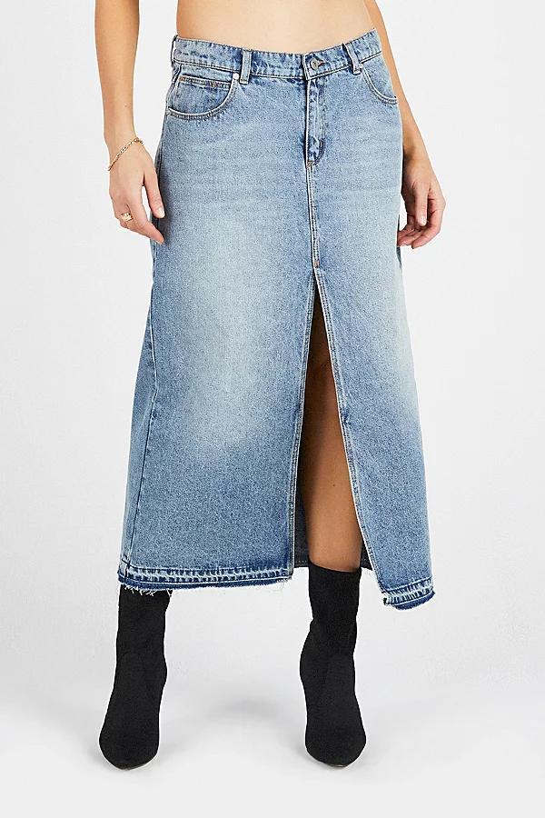 Abrand Jeans 99 Denim Low Maxi Skirt Womens at Urban Outfitters Product Image