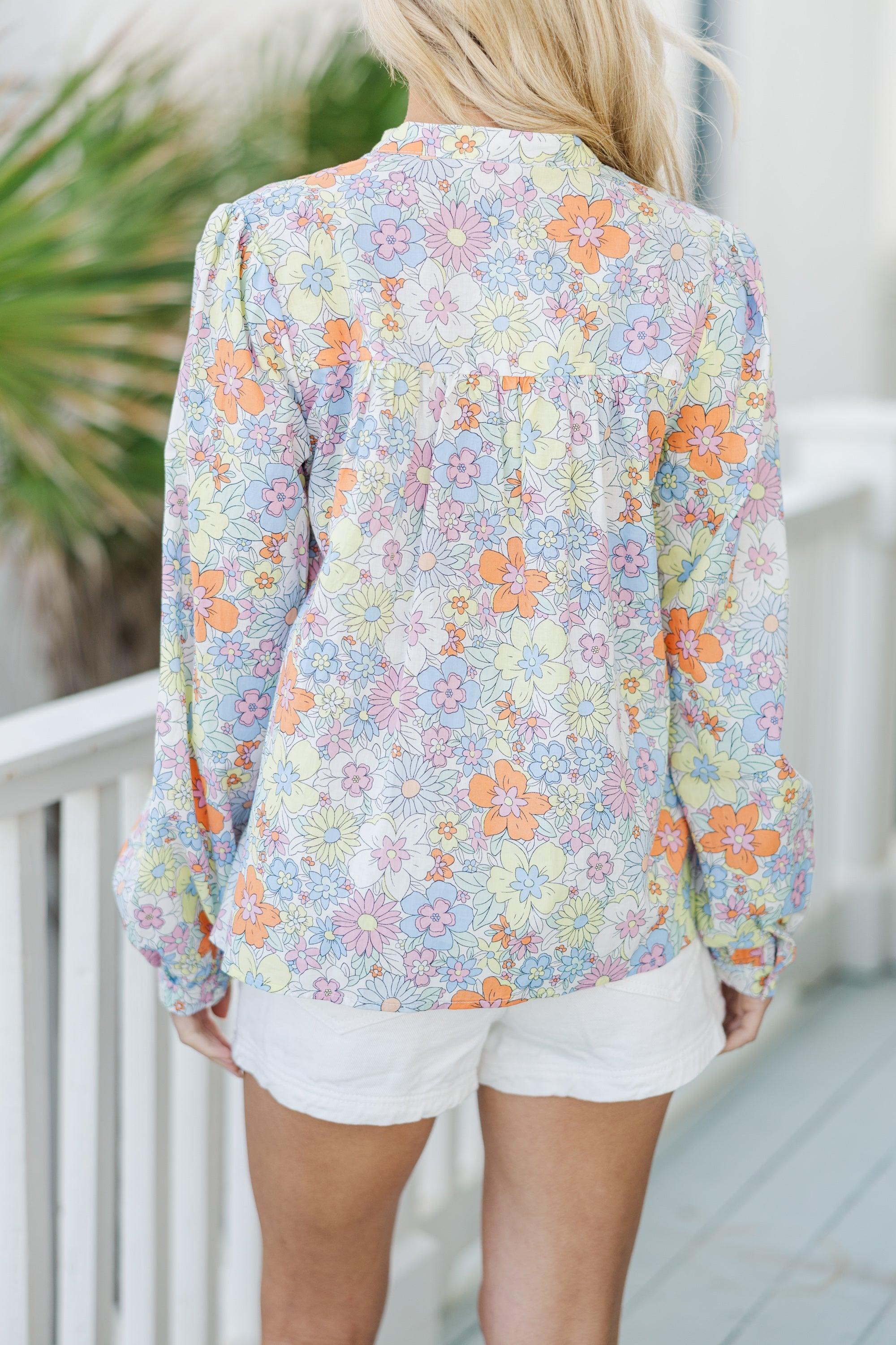 Fate: To This Day Yellow Floral Blouse Female Product Image