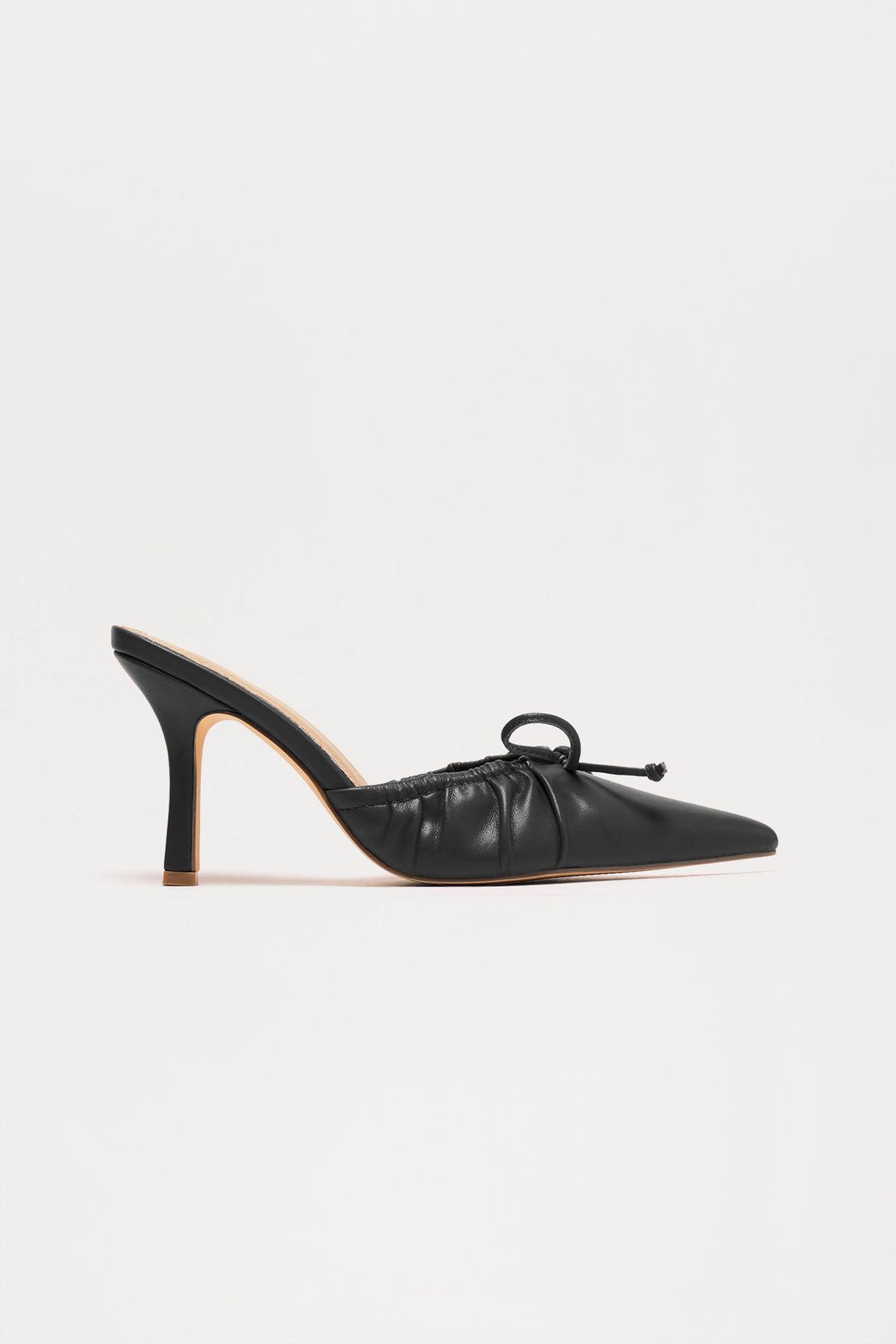 Lorelai Bow Pumps - Black Product Image