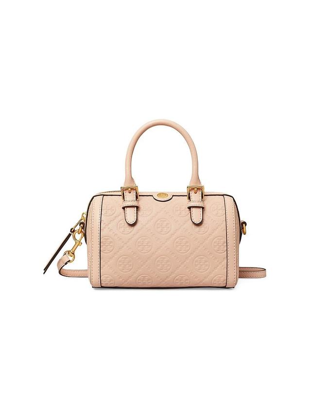 Womens T Monogram Petite Leather Top Handle Bag Product Image