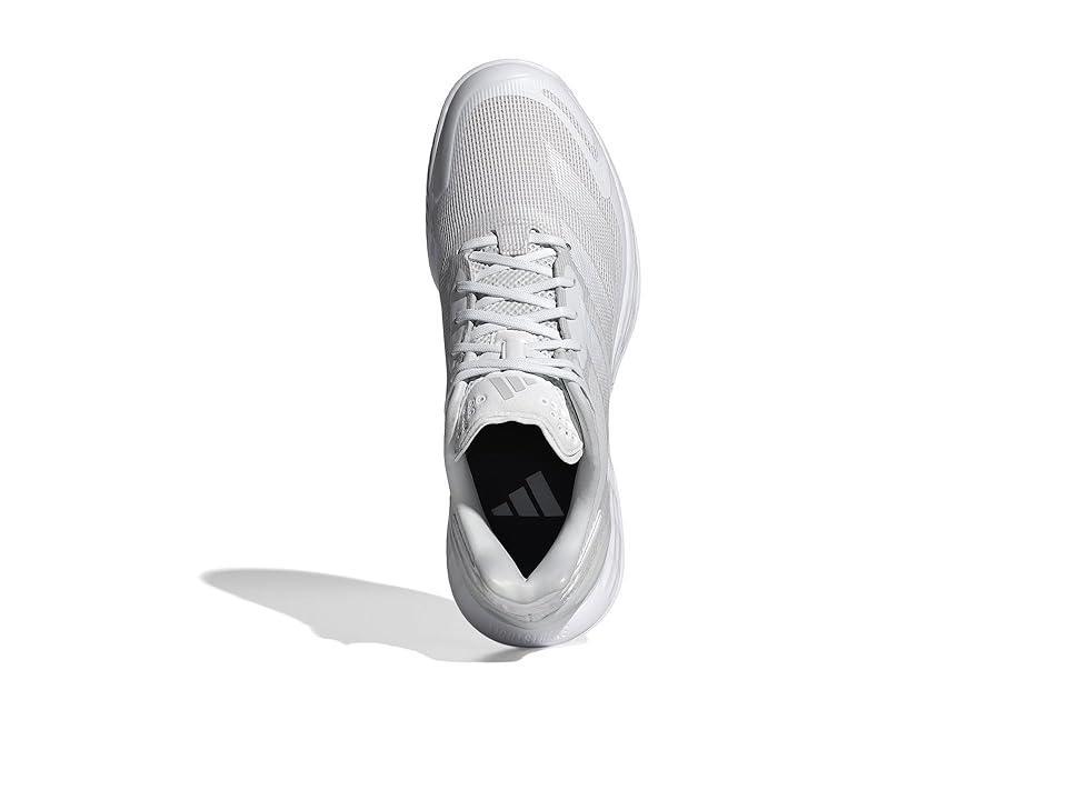 adidas Defiant Speed 2 White/Grey) Women's Tennis Shoes Product Image