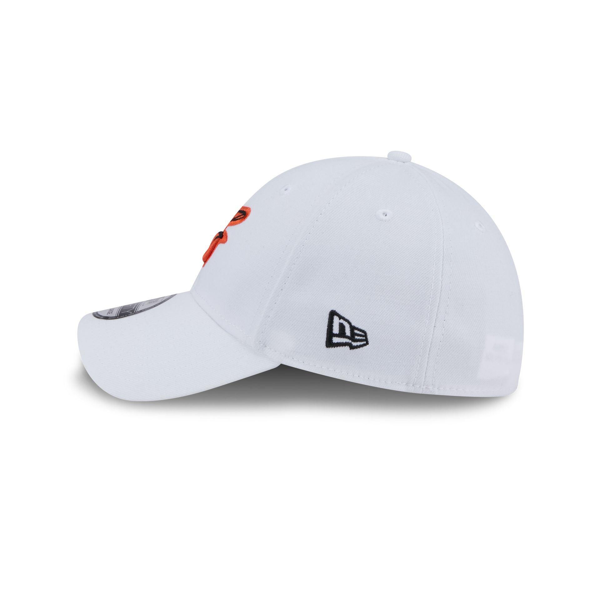 Baltimore Orioles Optic White 39THIRTY Stretch Fit Hat Male Product Image