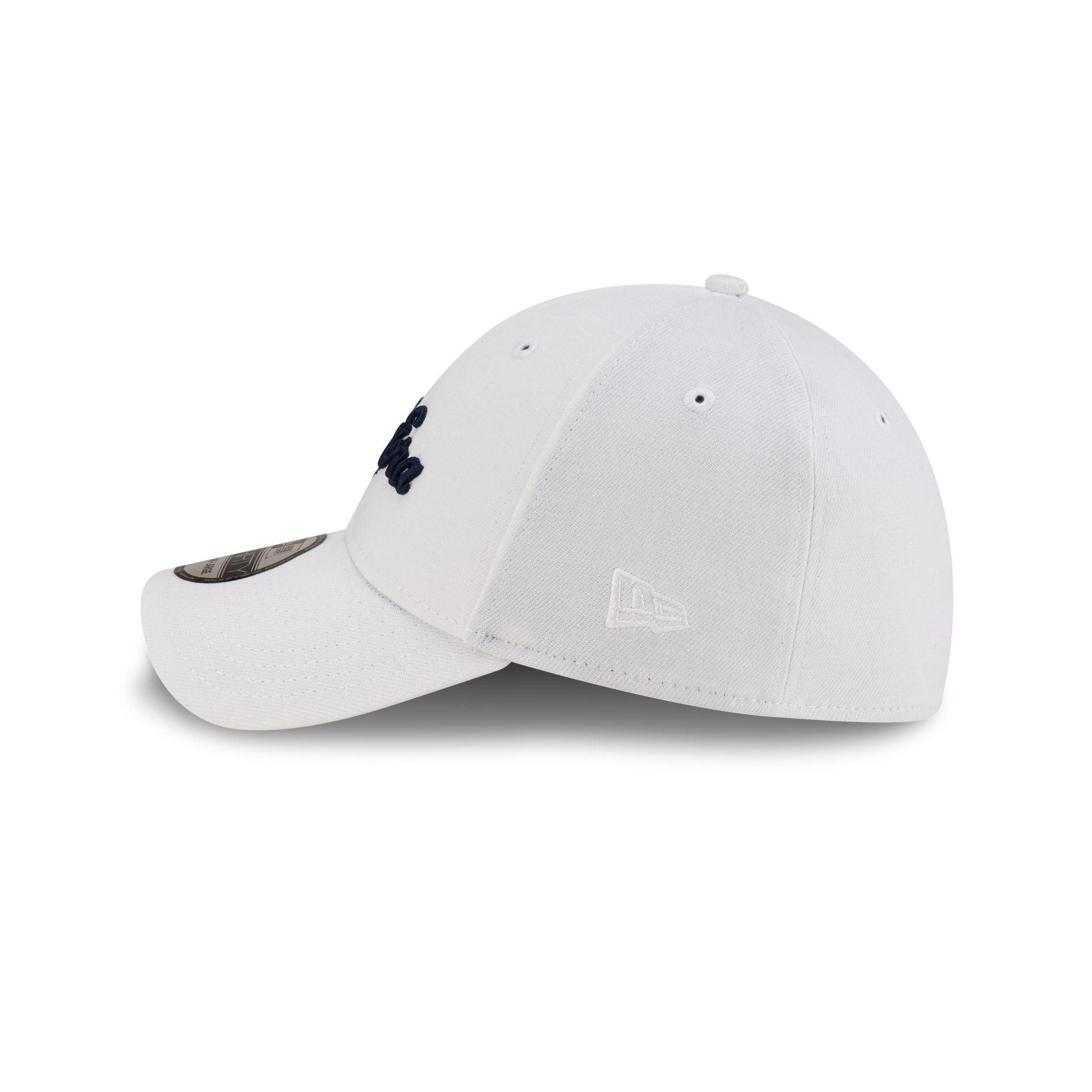 New Era Golf Script White 39THIRTY Stretch Fit Hat Male Product Image