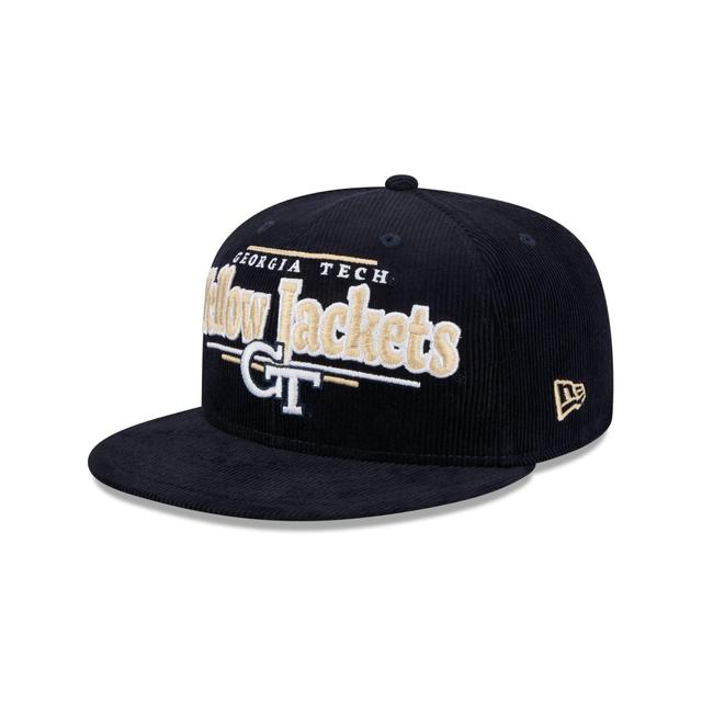 Georgia Tech Yellow Jackets Throwback Display 9FIFTY Snapback Hat Male Product Image