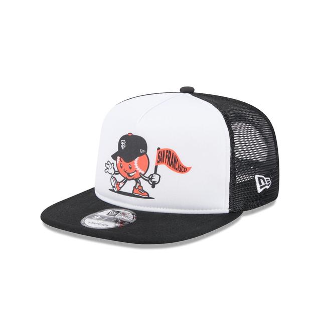 San Francisco Giants Court Sport 9FIFTY A-Frame Trucker Hat Male Product Image