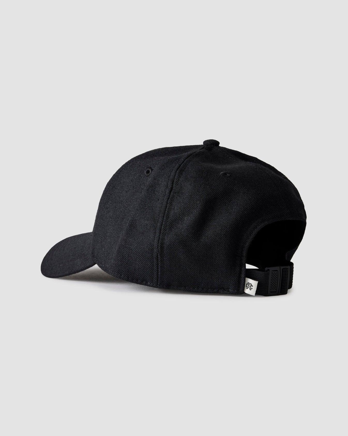 Reigning Champ Monogram 6 Panel Cap in Black Product Image