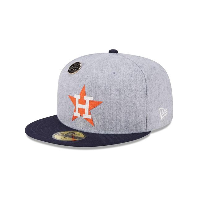 Houston Astros 70th Anniversary Gray 59FIFTY Fitted Hat Male Product Image