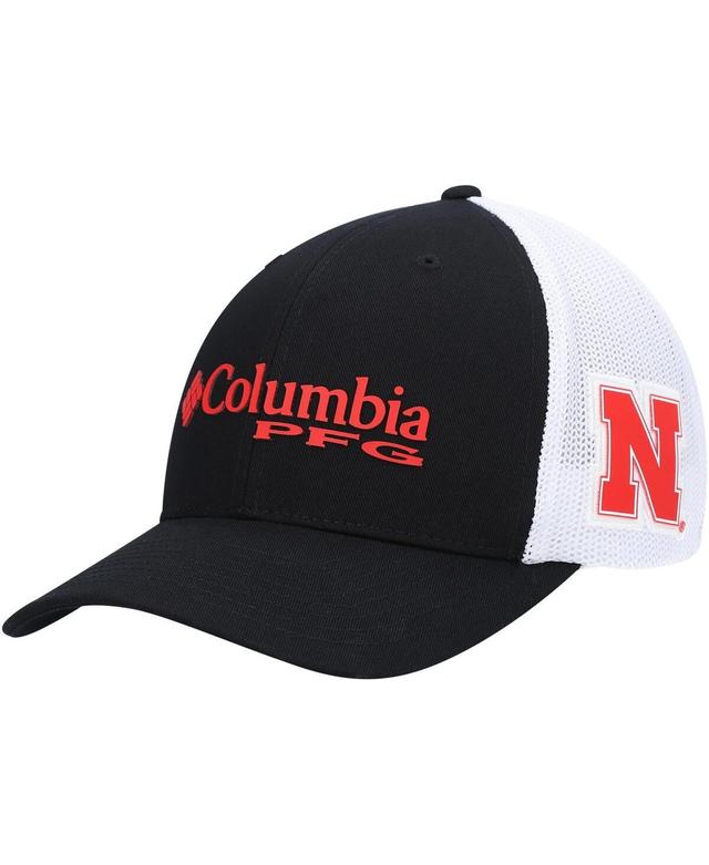 Mens Columbia Nebraska Huskers PFG Logo Snapback Hat Product Image