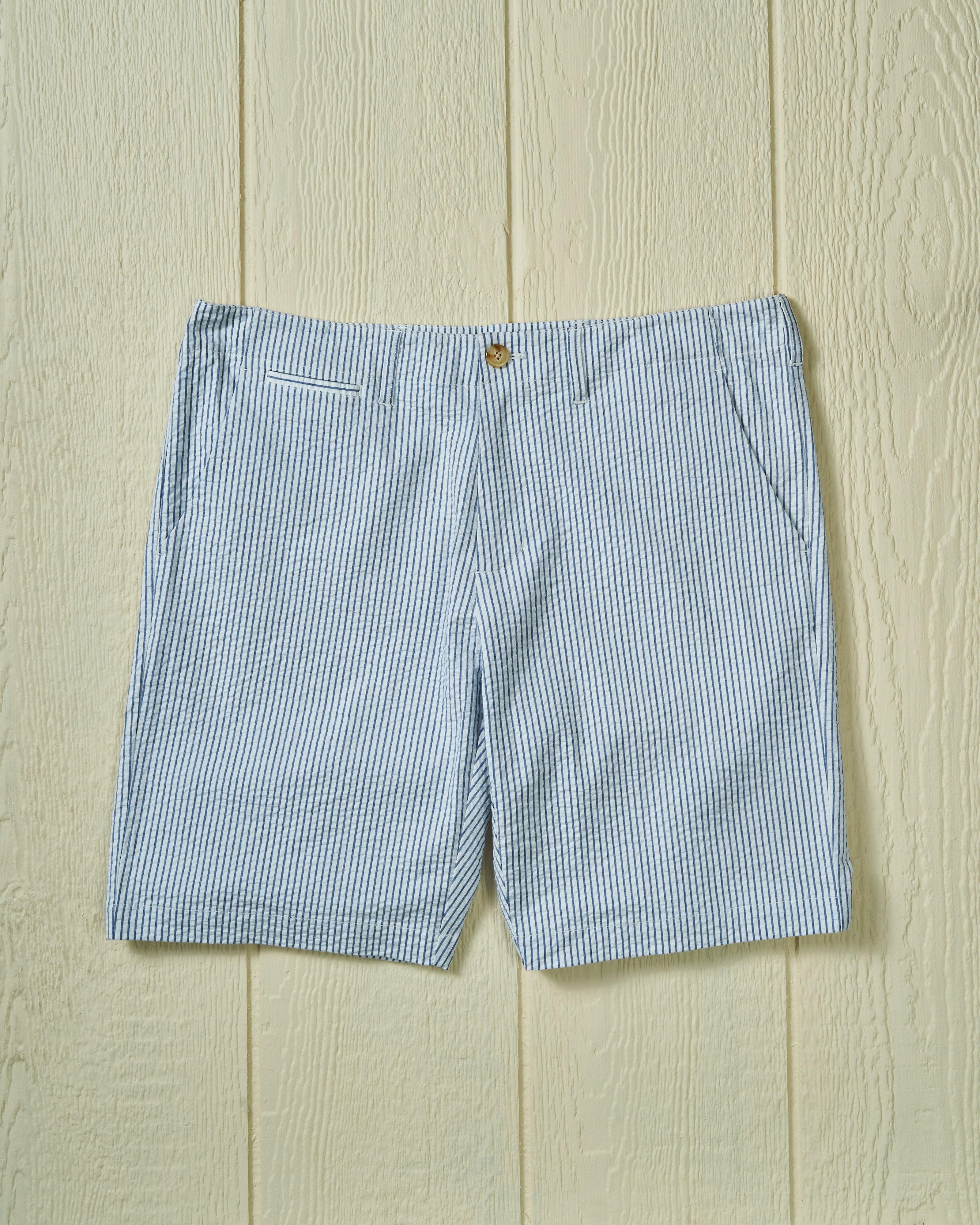 Camden Short in Navy Seersucker Product Image