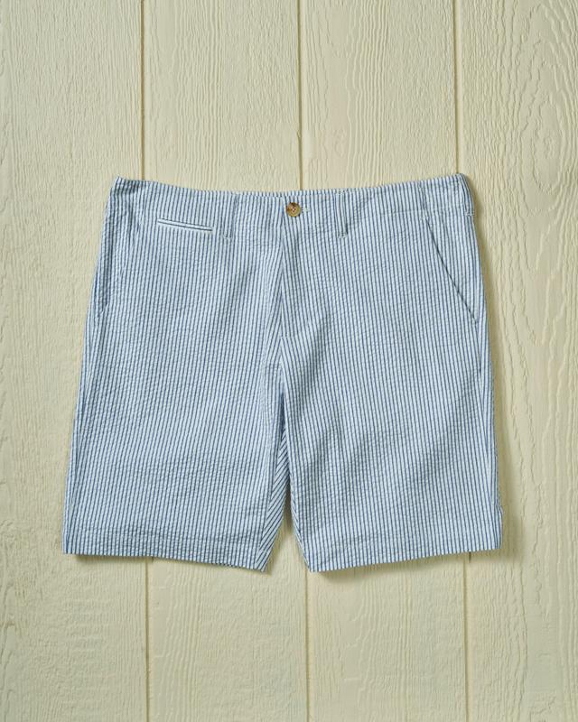 Camden Short in Navy Seersucker Product Image