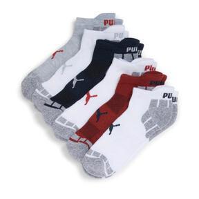 PUMA Men's Half Terry Low-Cut Socks (6 Pairs) in Dark Blue Product Image