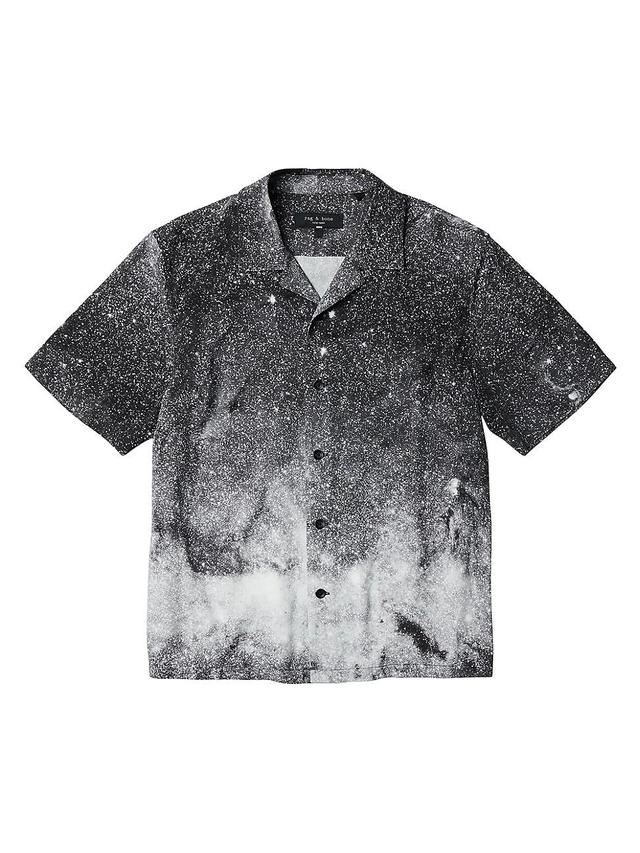 Mens Avery Abstract Boxy-Fit Camp Shirt Product Image