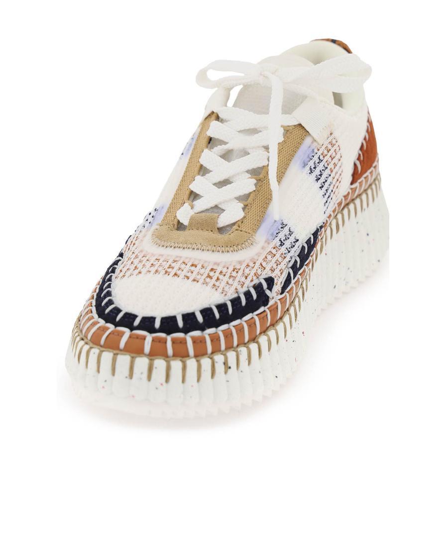 CHLOÉ Nama Sneaker In Red Product Image