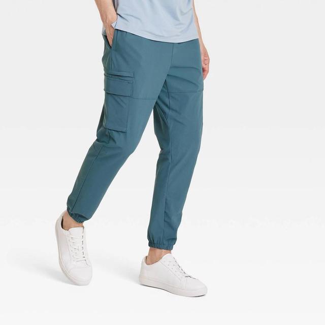 Mens Utility Cargo Jogger Pants - All In Motion Afternoon Blue XXL Product Image