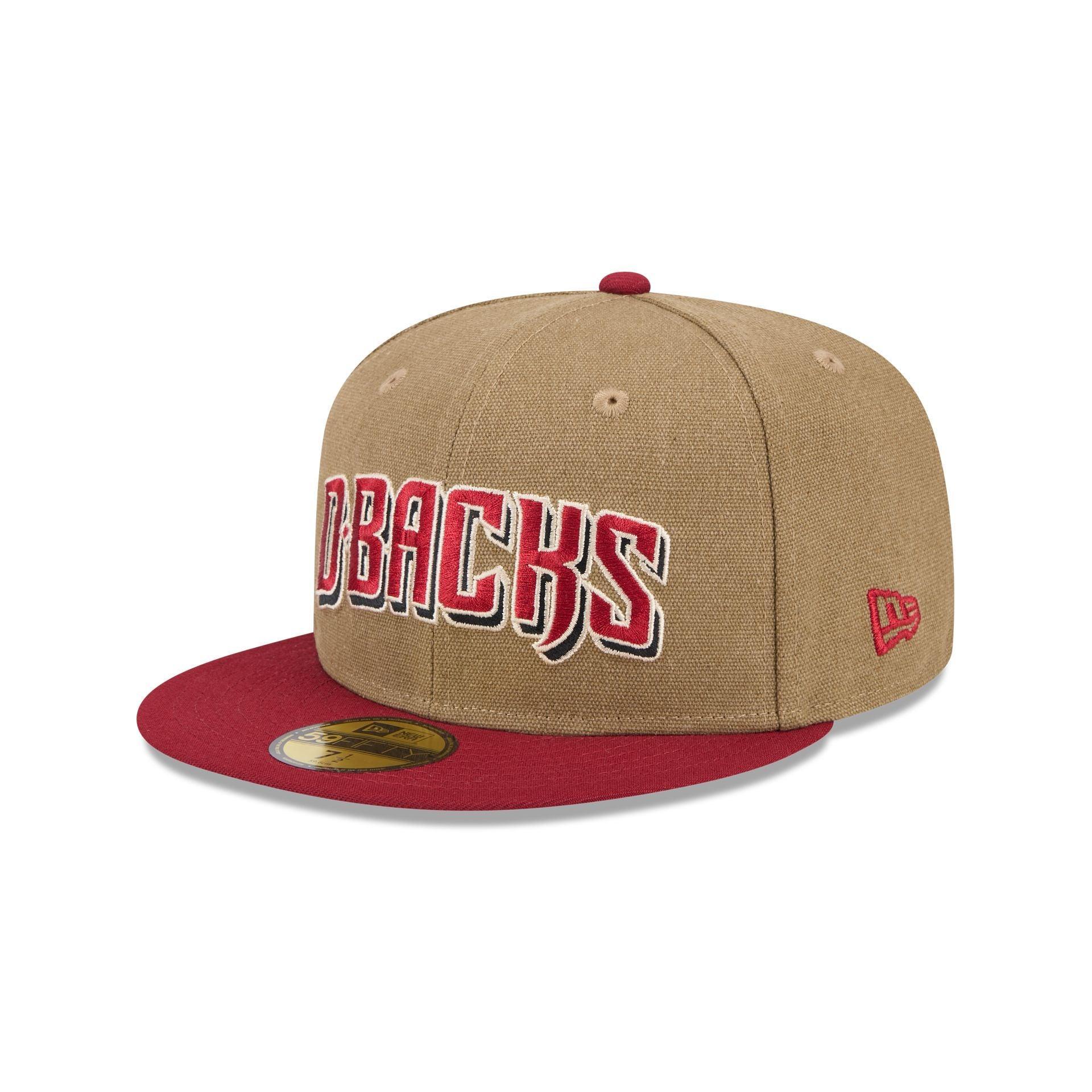 Arizona Diamondbacks Canvas Crown 59FIFTY Fitted Hat Male Product Image