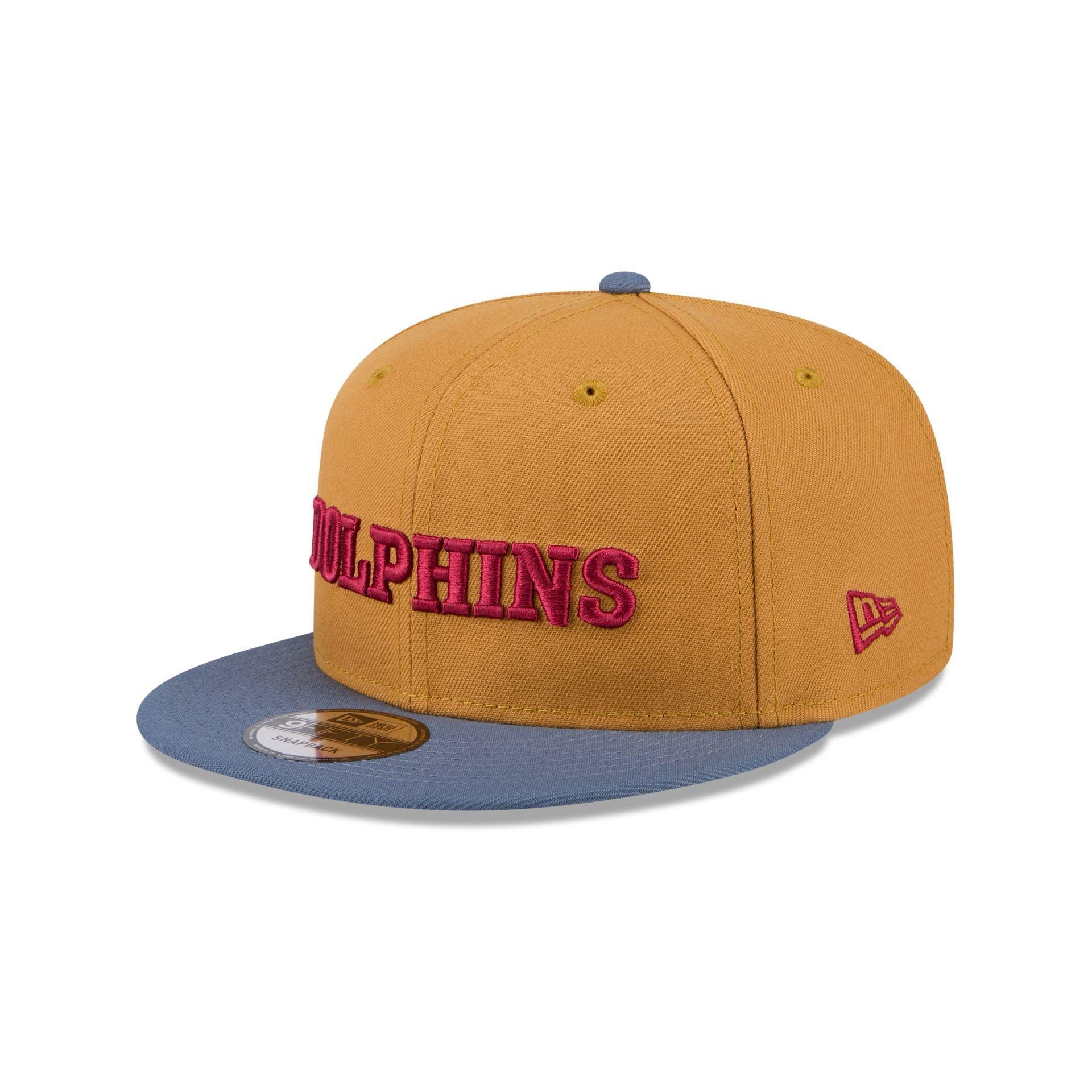 Miami Dolphins Panama Tan 9FIFTY Snapback Hat Male Product Image