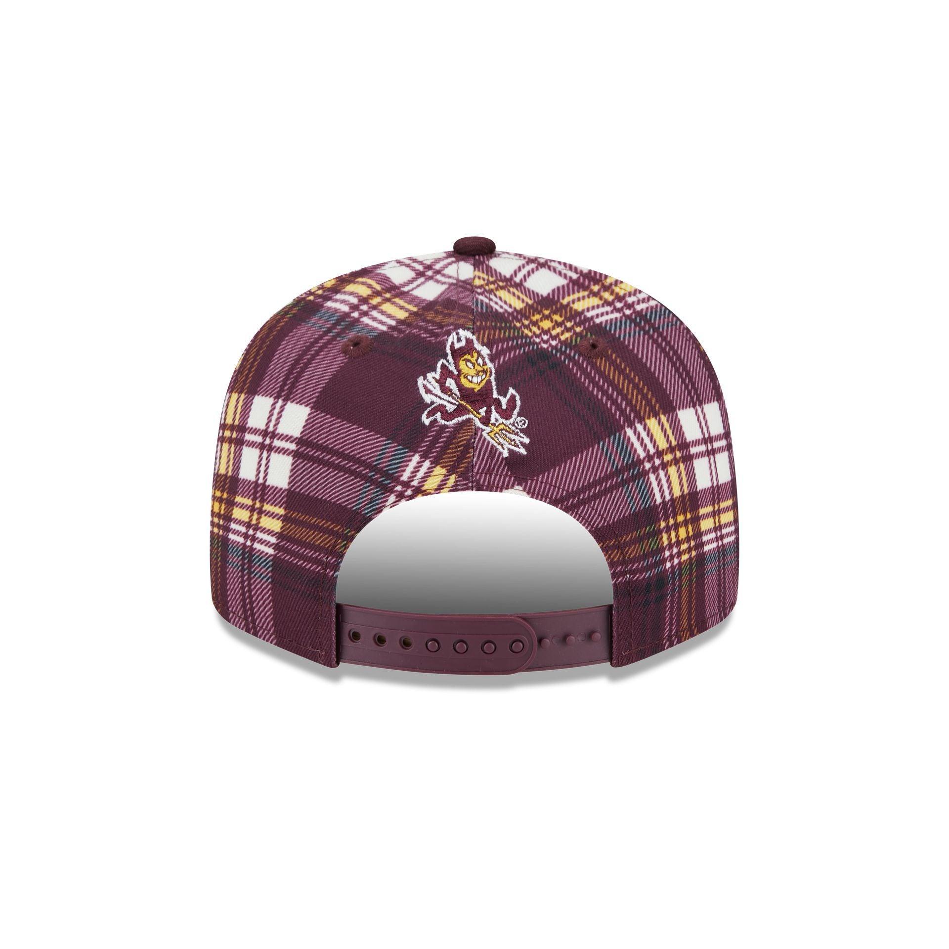 Arizona State Sun Devils Plaid 9FIFTY Snapback Hat Male Product Image