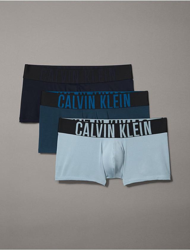 Calvin Klein Mens Intense Power Micro 3-Pack Low Rise Trunk - Black - M Product Image