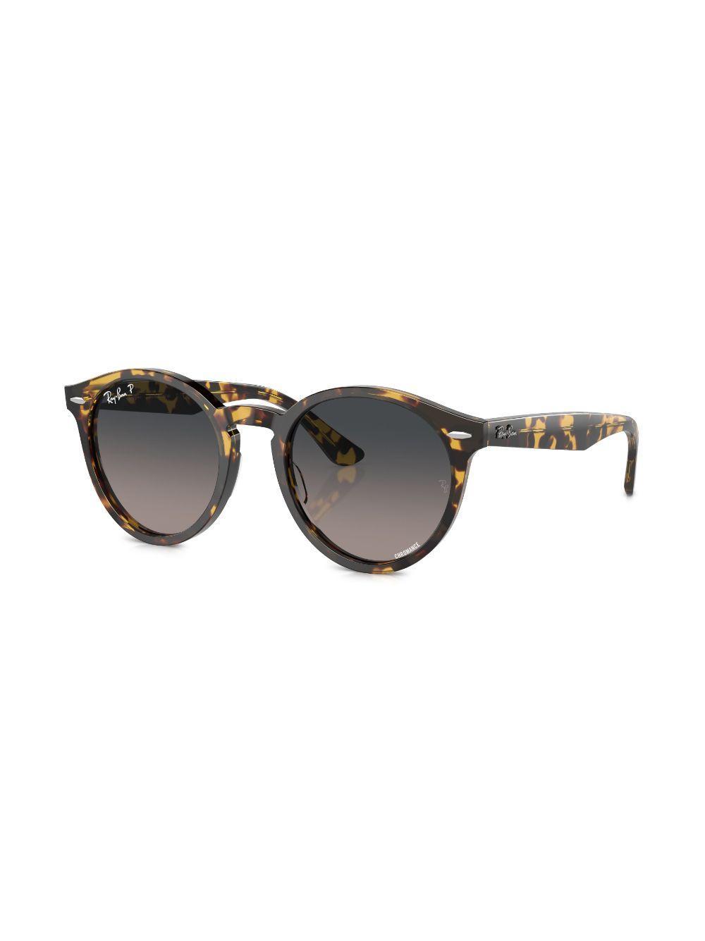 RAY BAN Sonnenbrille Mit Rundem Gestell In Yellow Product Image