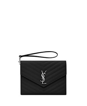 Saint Laurent Cassandre Matelasse Flap Pouch Product Image