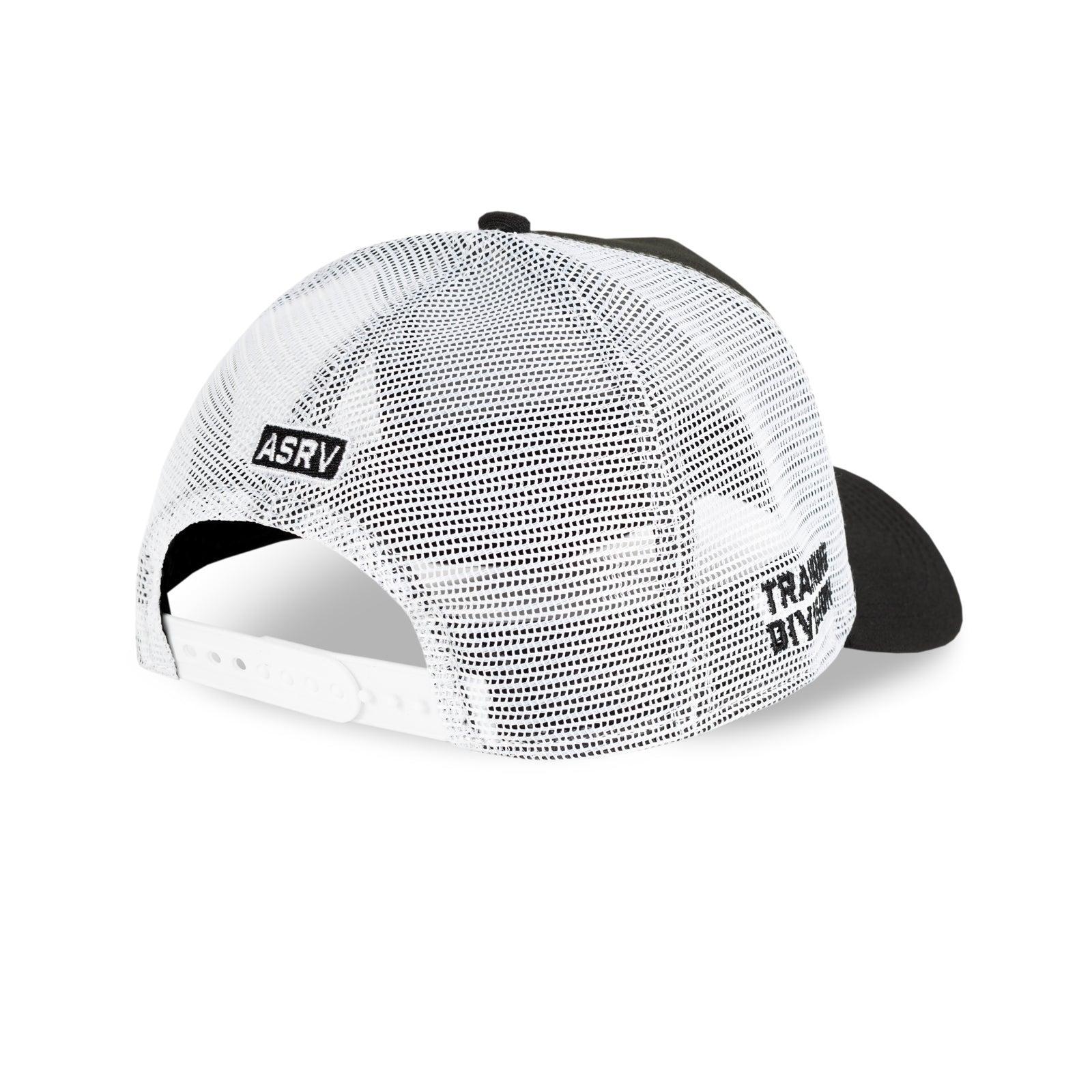 New Era 9Forty A-Frame Trucker Hat - Black/White “Wings” Product Image