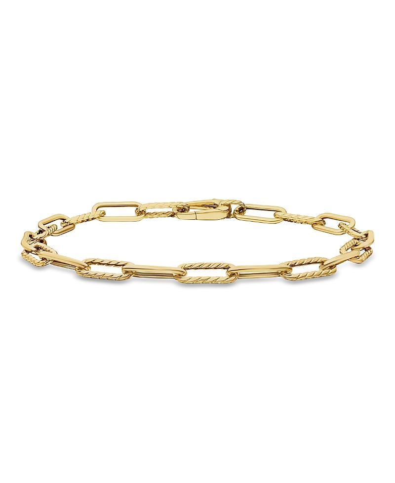 Womens DY Madison Chain Bracelet In 18K Yellow Gold Product Image