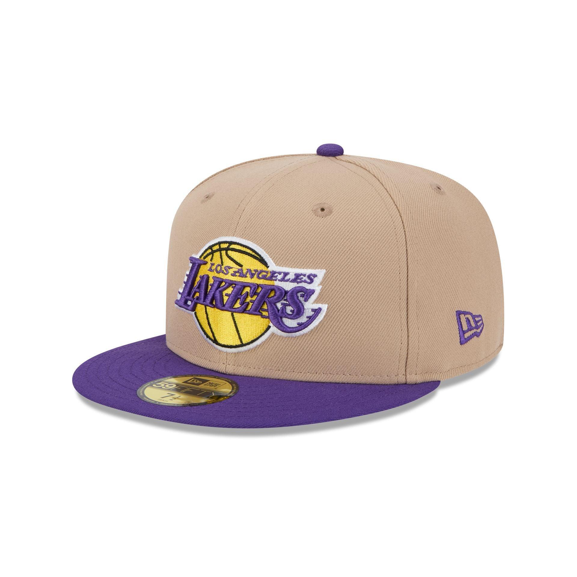 Los Angeles Lakers Camel 59FIFTY Fitted Hat Male Product Image