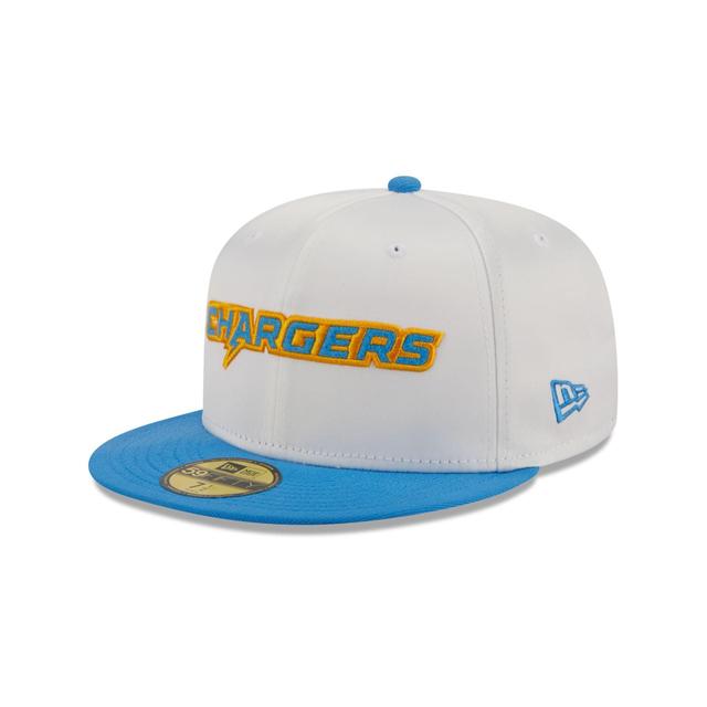 Los Angeles Chargers Satin 59FIFTY Fitted Hat Male Product Image