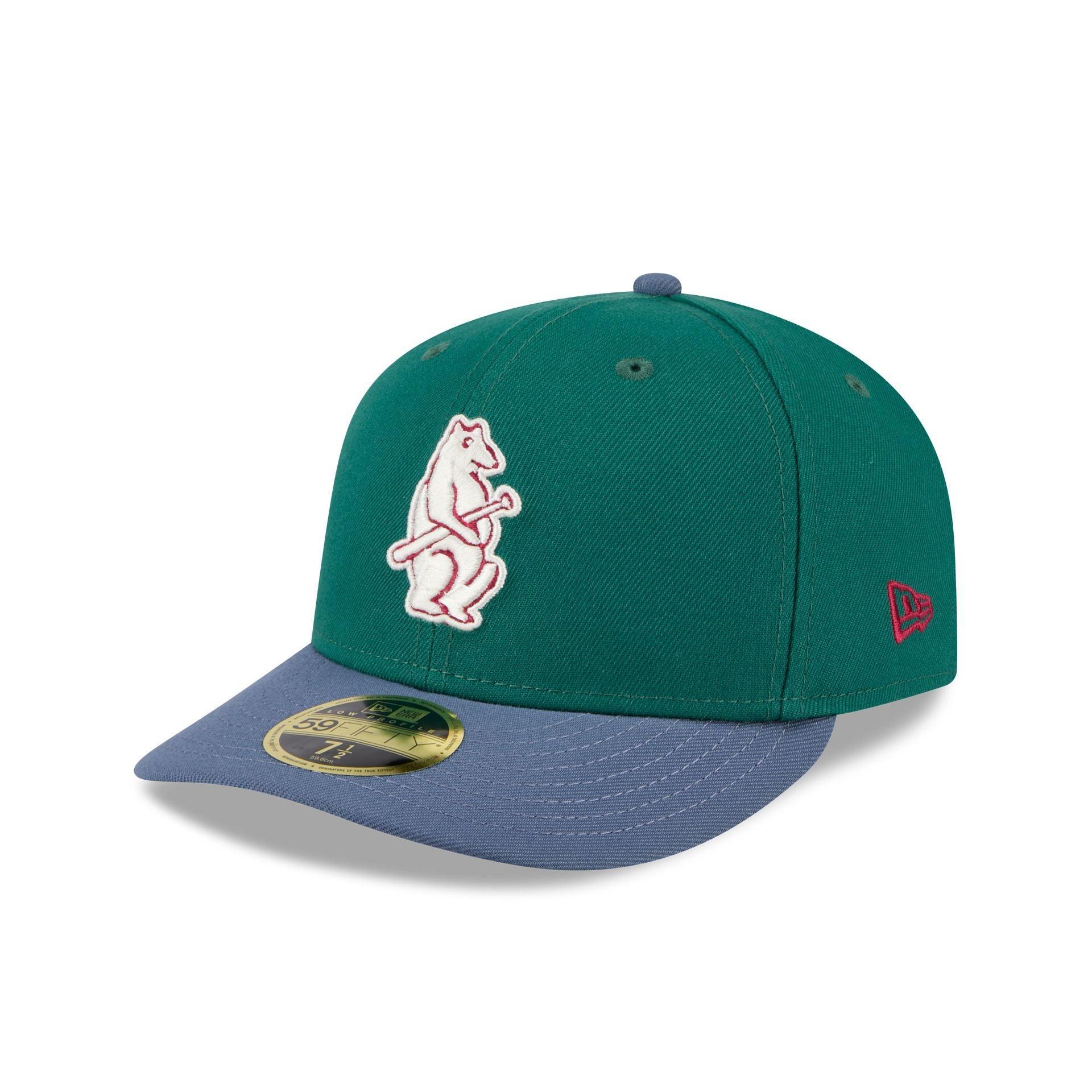 Chicago Cubs Green Gemstone Low Profile 59FIFTY Fitted Hat Male Product Image