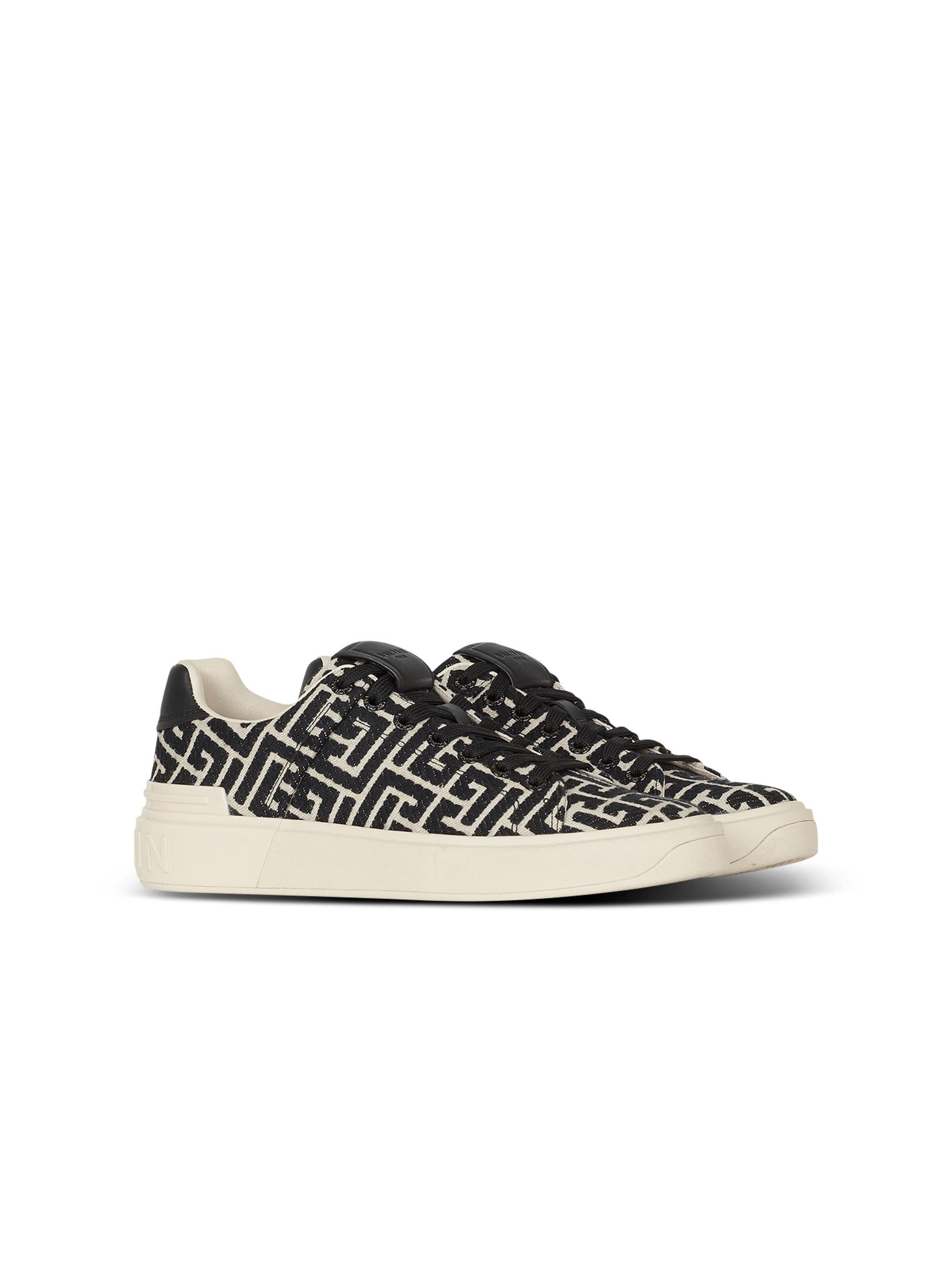 Monogram jacquard B-Court sneakers Product Image