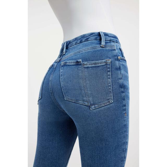 Good American Good Waist Split Pocket High Waist Crop Skinny Jeans Product Image