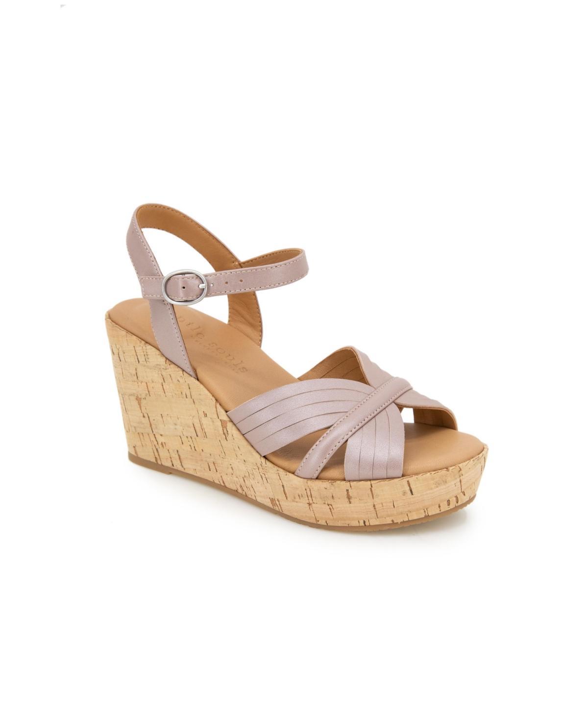 GENTLE SOULS BY KENNETH COLE Nomi Ankle Strap Platform Wedge Sandal Product Image