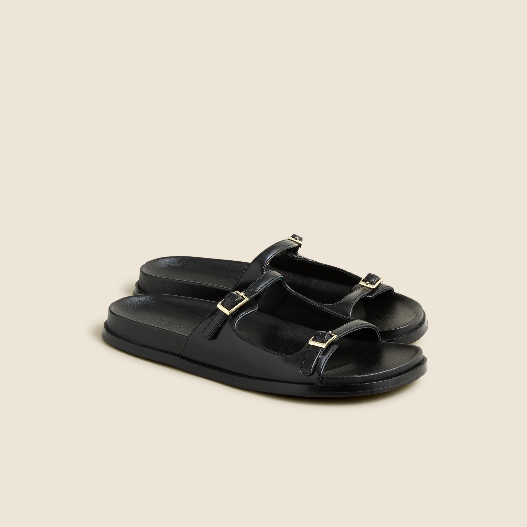 Colbie buckle sandals in leather Product Image