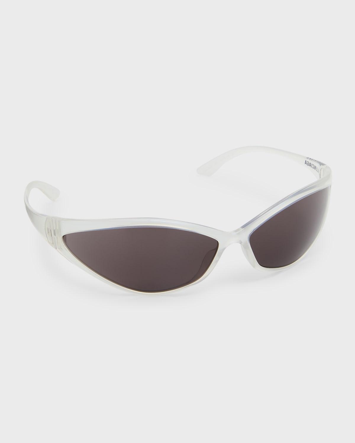 Mens Fashion Show 90s Oval 83MM Geometric Sunglasses Product Image