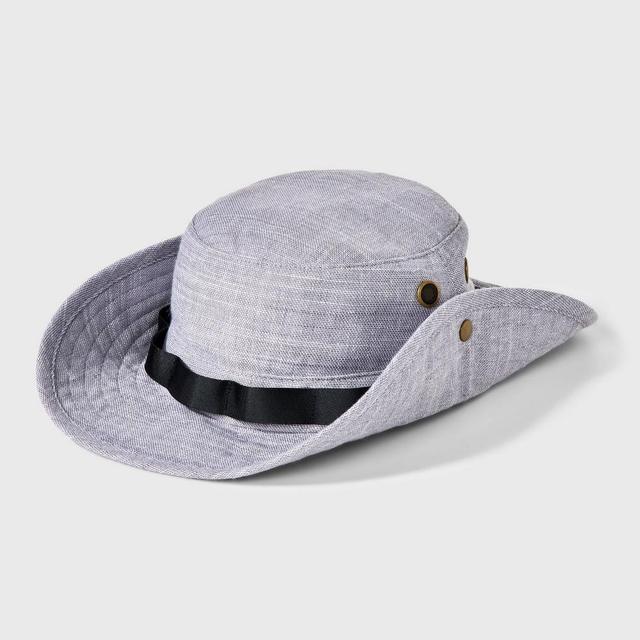 Mens Linen Boonie Bucket Hat Cord - Goodfellow & Co Gray Product Image