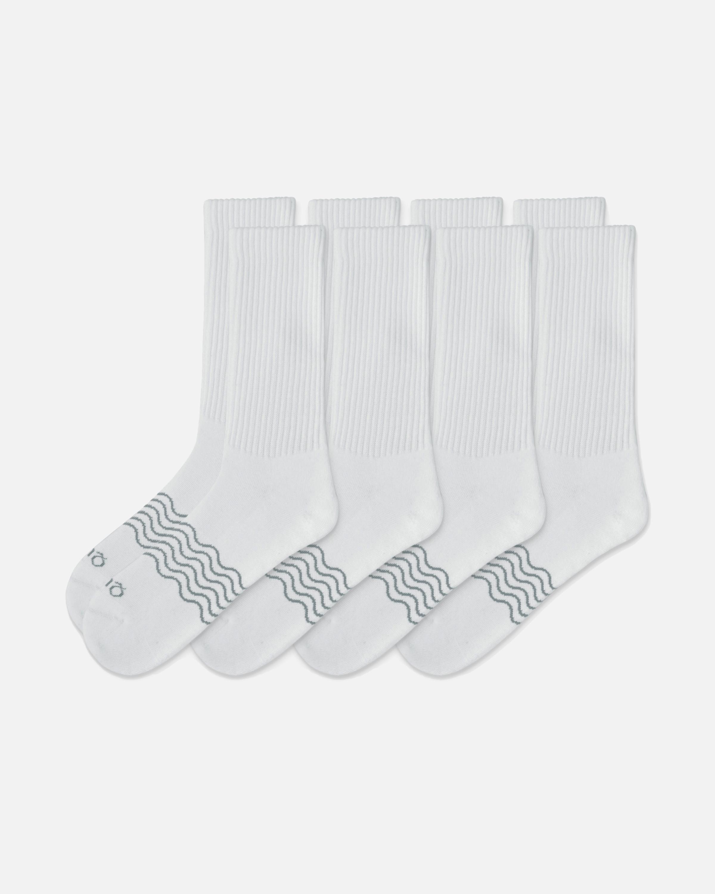 Everyday Cotton Solid Crew Socks (4-pack) Product Image