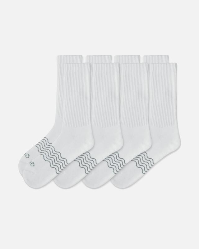 Everyday Cotton Solid Crew Socks (4-pack) Product Image