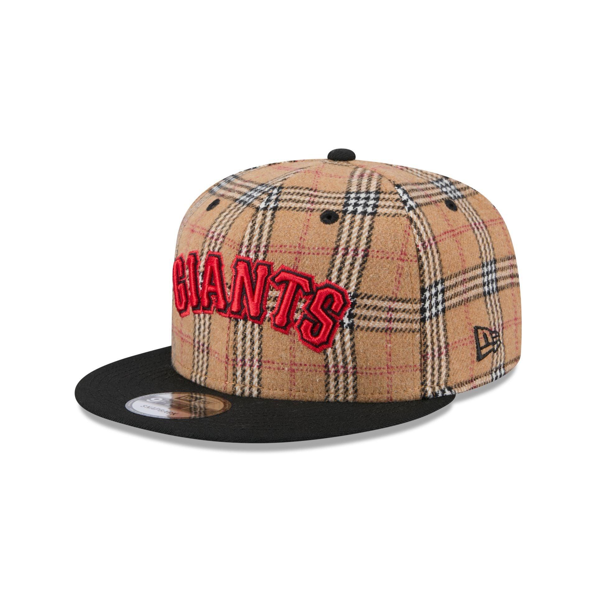 San Francisco Giants Tan Tartan 9FIFTY Snapback Hat Male Product Image