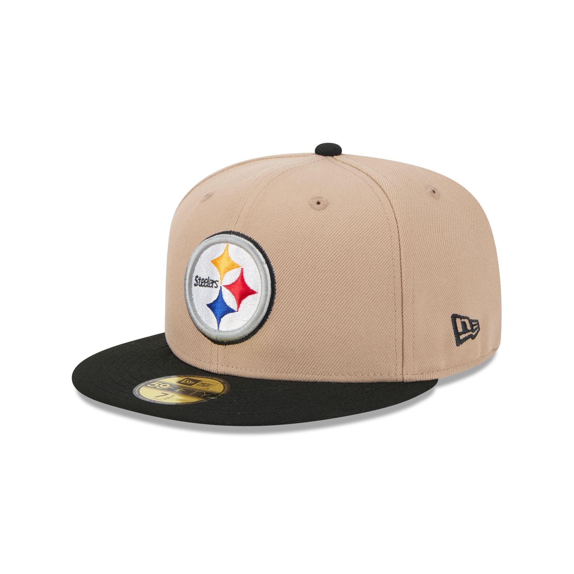 Pittsburgh Steelers Camel 59FIFTY Fitted Hat Male Product Image