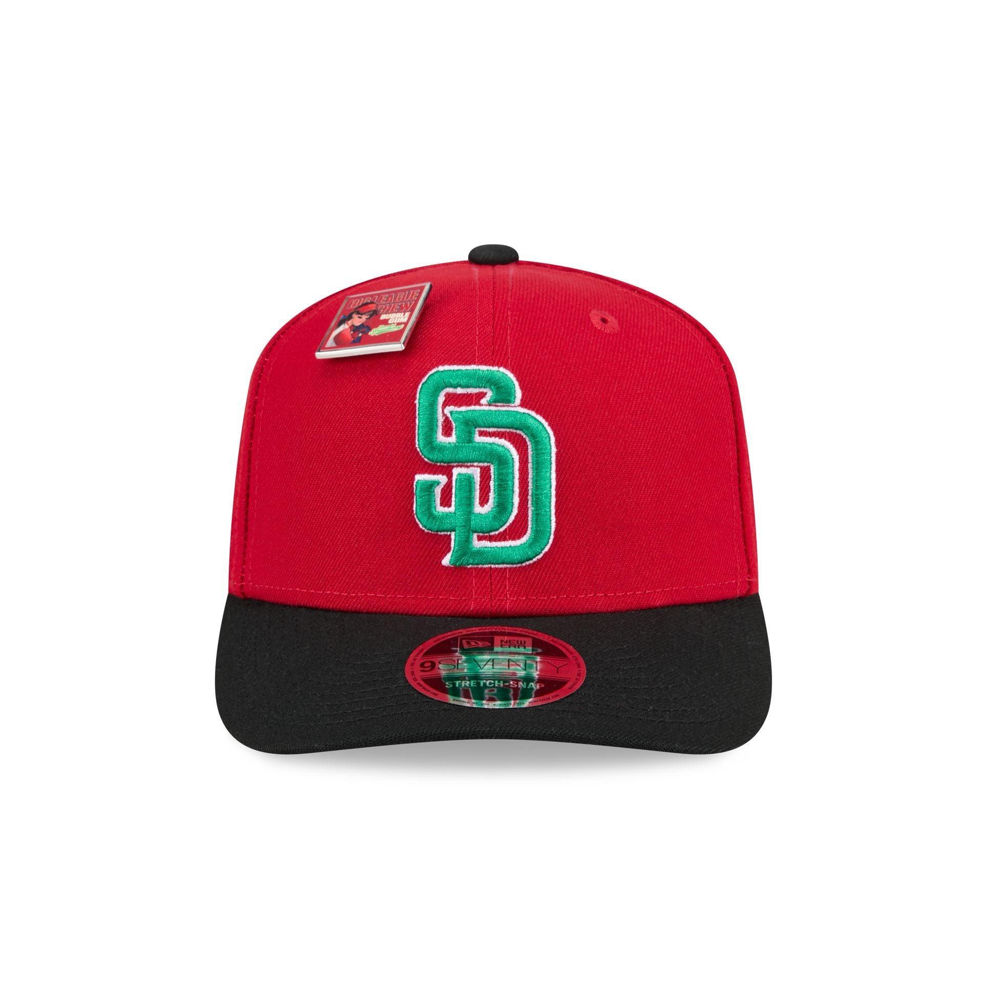 Big League Chew X San Diego Padres Slammin' Strawberry 9SEVENTY Stretch-Snap Hat Male Product Image