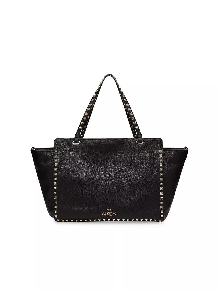 Medium Grainy Calfskin Rockstud Bag Product Image