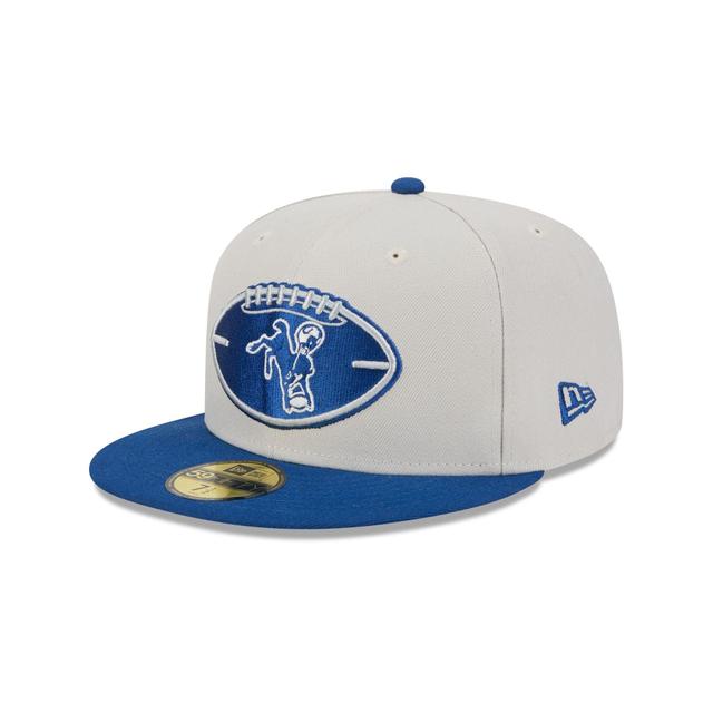 Indianapolis Colts 2024 Historic Sideline 59FIFTY Fitted Hat Male Product Image