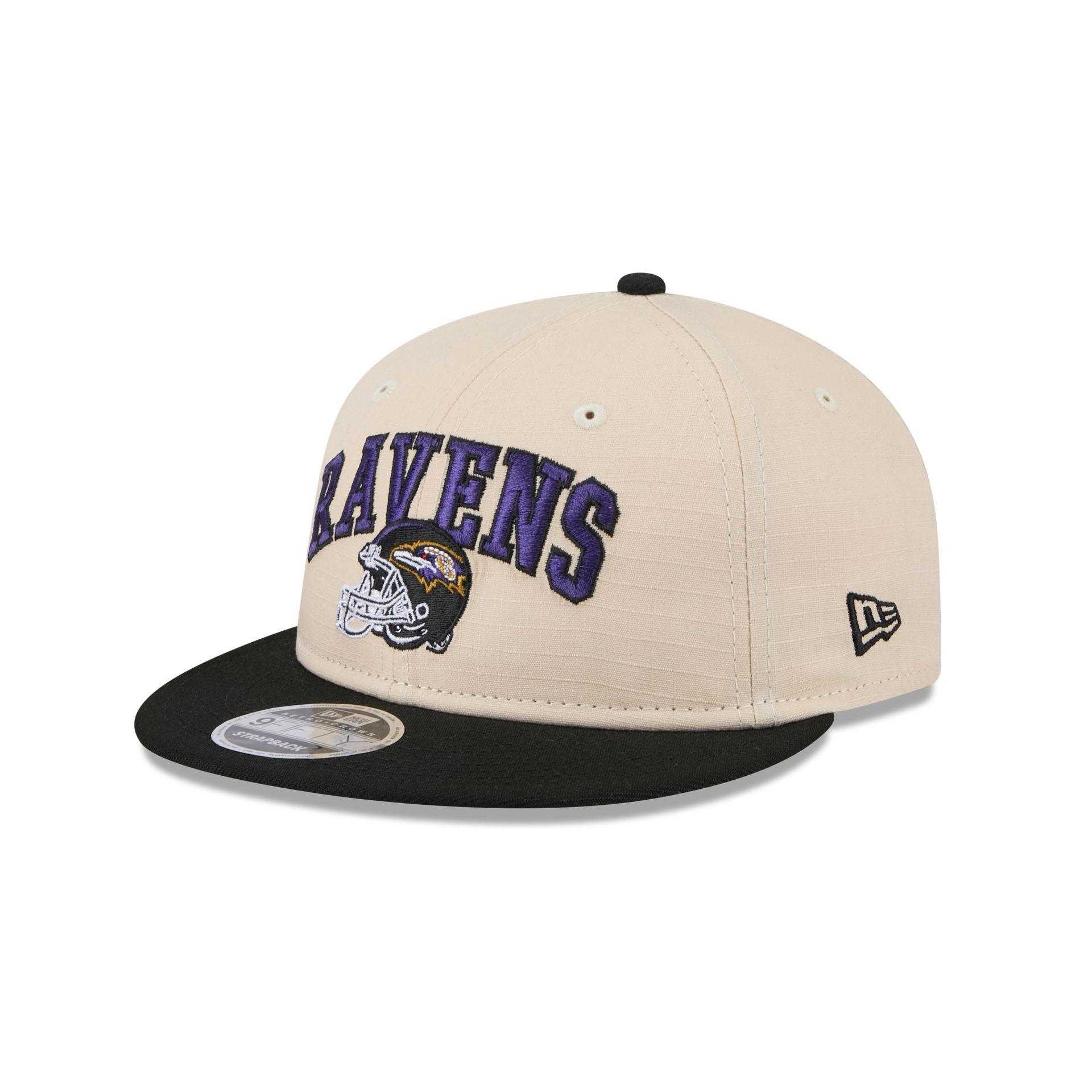 Baltimore Ravens Historic Helmet Retro Crown 9FIFTY Snapback Hat Male Product Image