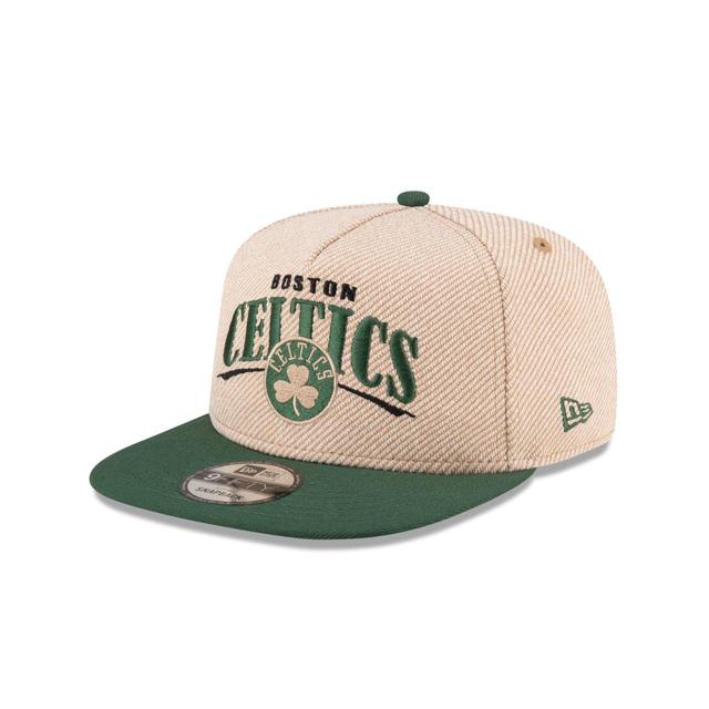 Boston Celtics Terry Heather 9FIFTY A-Frame Snapback Hat Male Product Image