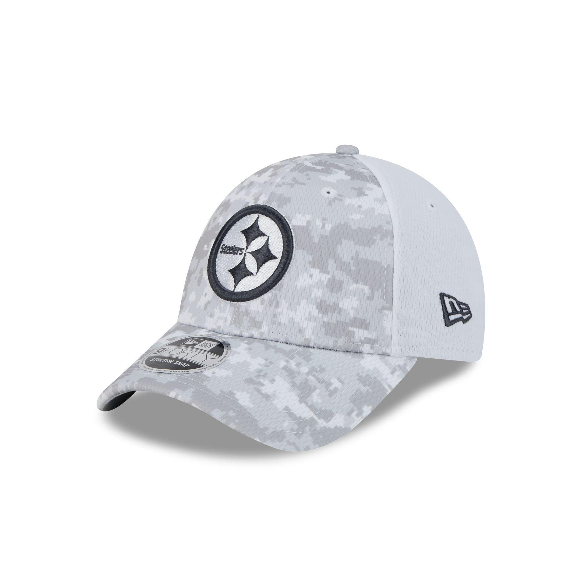 Pittsburgh Steelers 2024 Salute to Service 9FORTY Stretch-Snap Hat Male Product Image